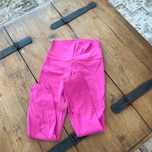 Lululemon Athletica Vibrant Pink Leggings
